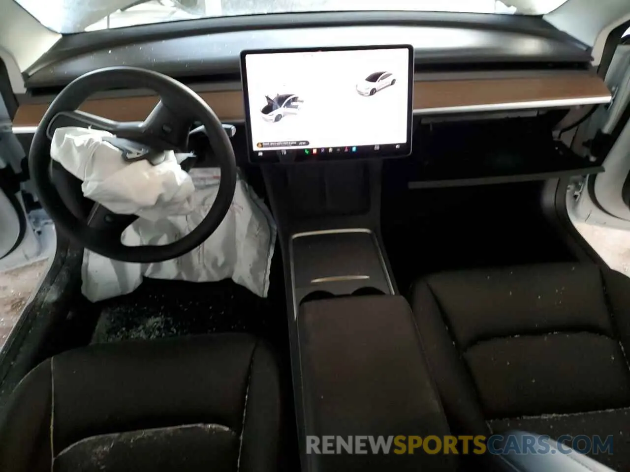 8 fotografías del automóvil dañado 5YJ3E1EA4NF115814 TESLA MODEL 3 2022