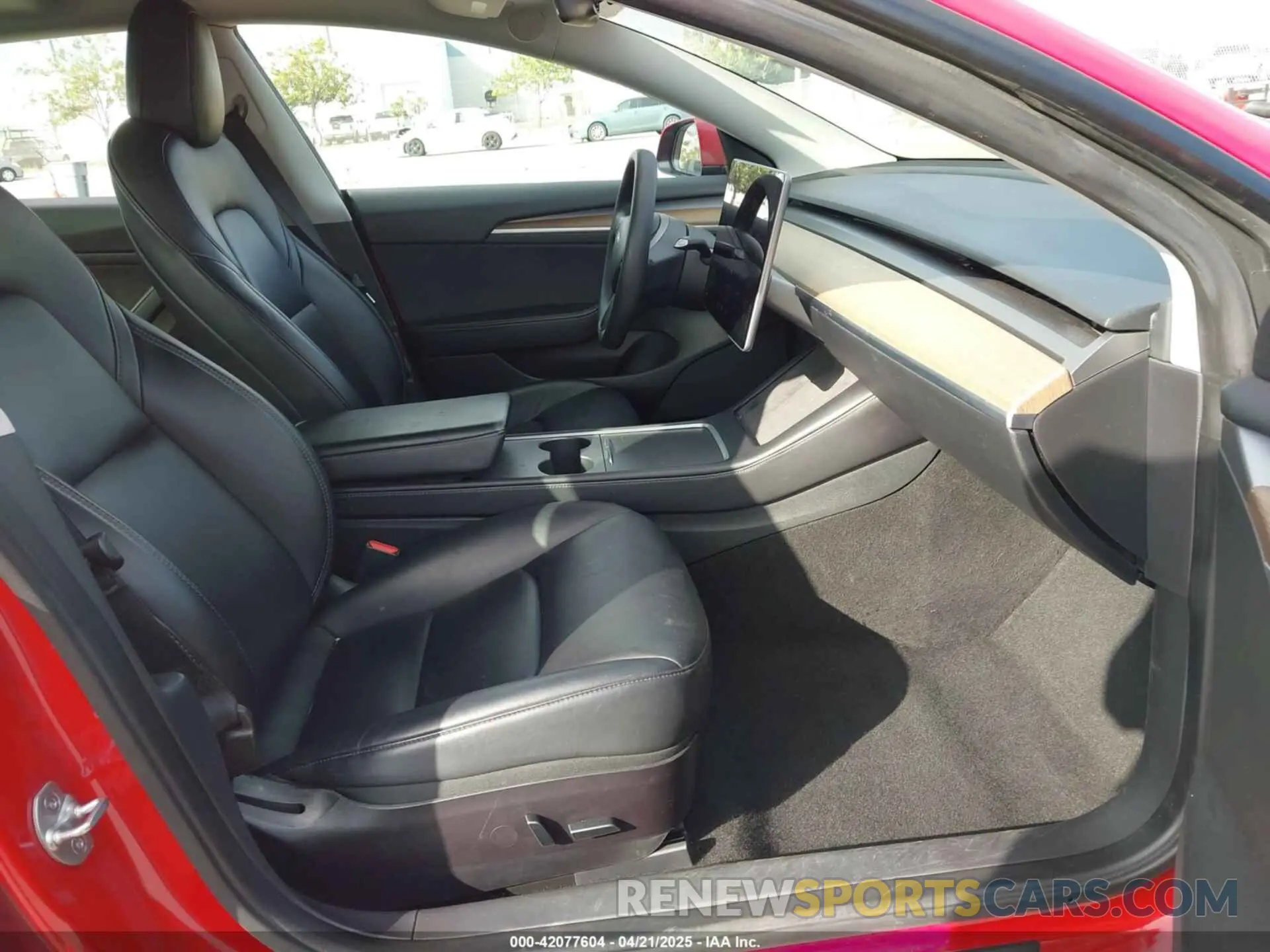 5 fotografías del automóvil dañado 5YJ3E1EA4NF144407 TESLA MODEL 3 2022