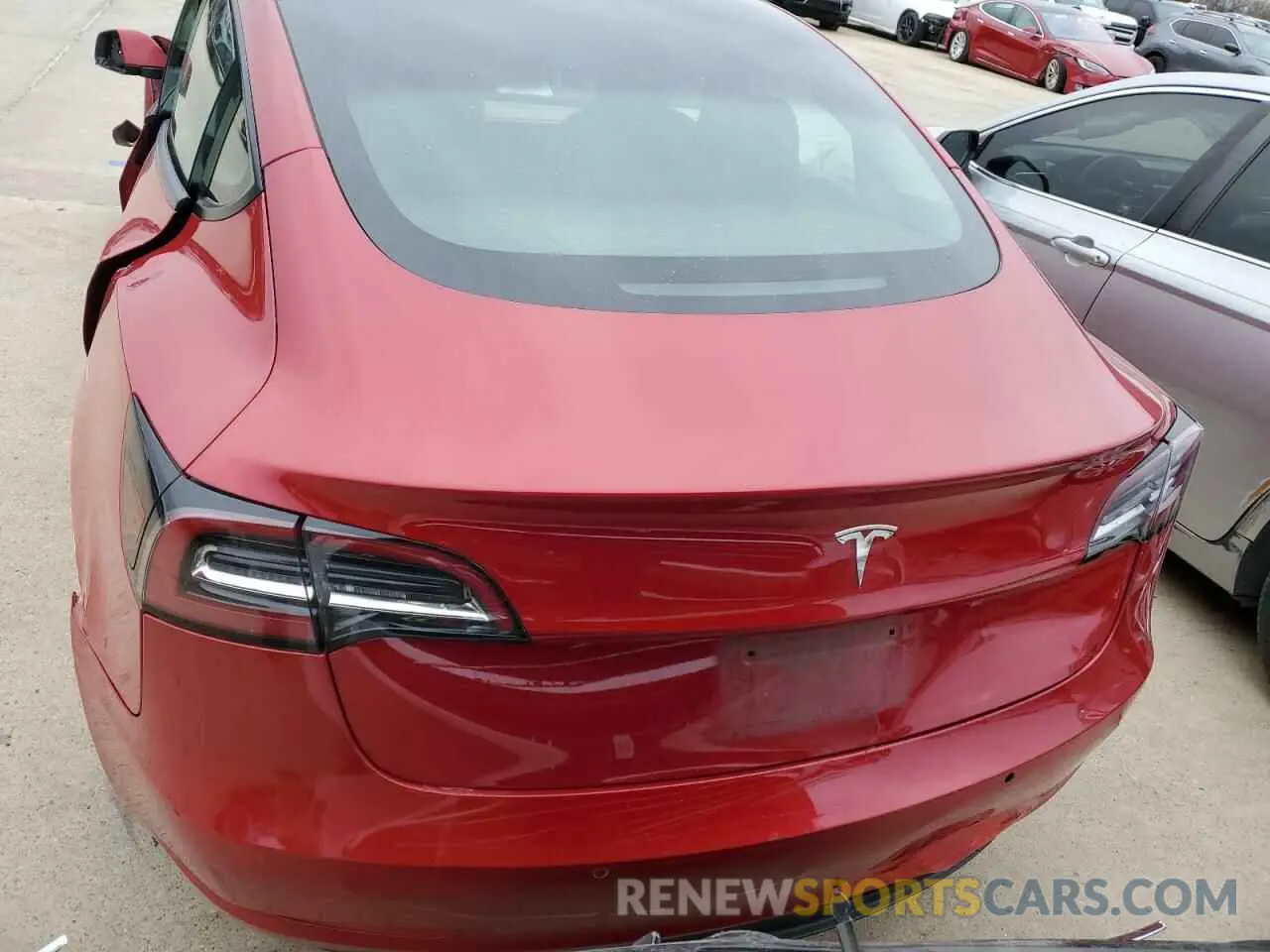 6 fotografías del automóvil dañado 5YJ3E1EA4NF185829 TESLA MODEL 3 2022