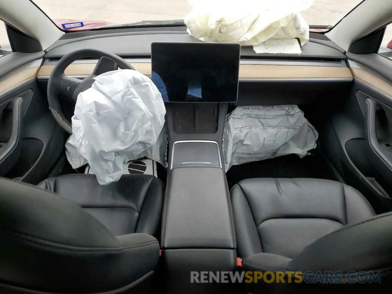 8 fotografías del automóvil dañado 5YJ3E1EA4NF185829 TESLA MODEL 3 2022
