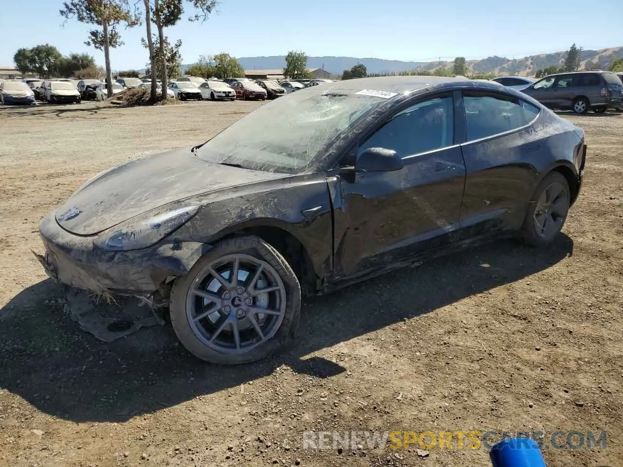 1 fotografías del automóvil dañado 5YJ3E1EA4NF200488 TESLA MODEL 3 2022