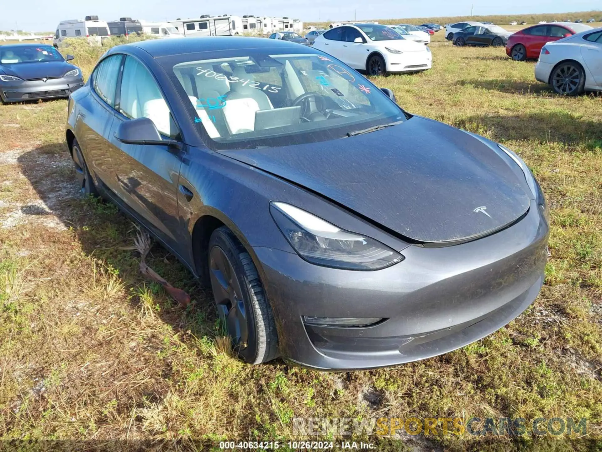 1 fotografías del automóvil dañado 5YJ3E1EA4NF201690 TESLA MODEL 3 2022
