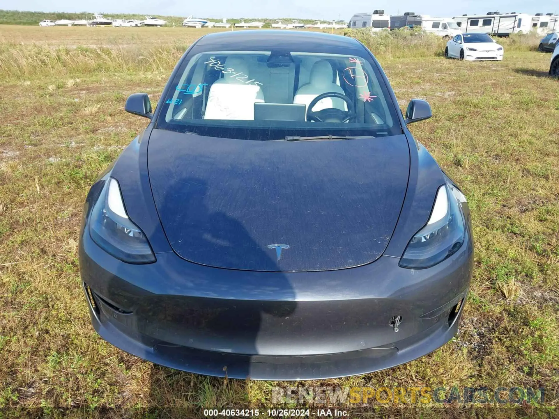 6 fotografías del automóvil dañado 5YJ3E1EA4NF201690 TESLA MODEL 3 2022