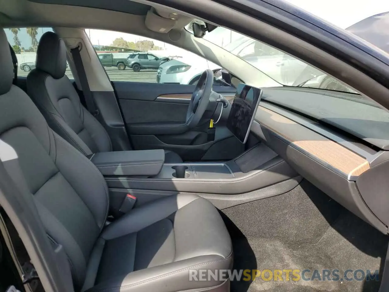 5 fotografías del automóvil dañado 5YJ3E1EA4NF232177 TESLA MODEL 3 2022