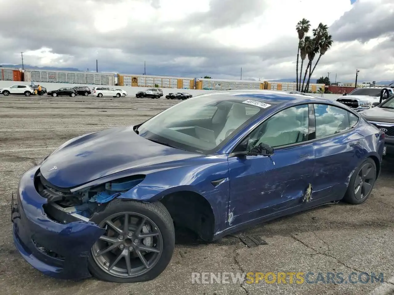 1 fotografías del automóvil dañado 5YJ3E1EA4NF248458 TESLA MODEL 3 2022