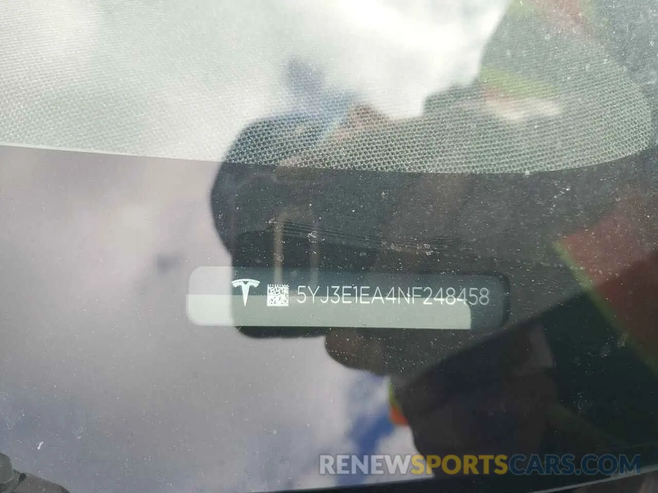 14 fotografías del automóvil dañado 5YJ3E1EA4NF248458 TESLA MODEL 3 2022