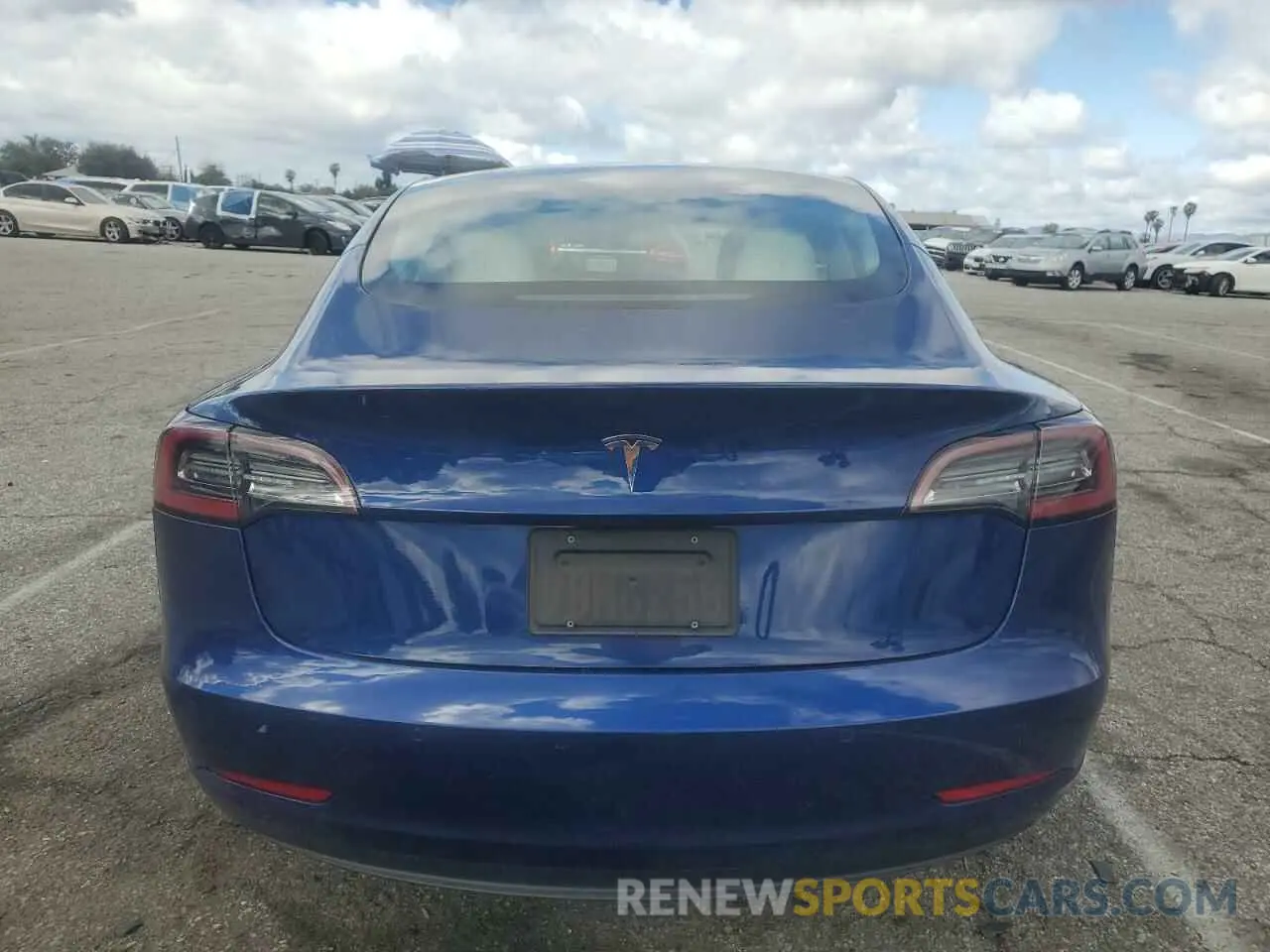 6 fotografías del automóvil dañado 5YJ3E1EA4NF248458 TESLA MODEL 3 2022