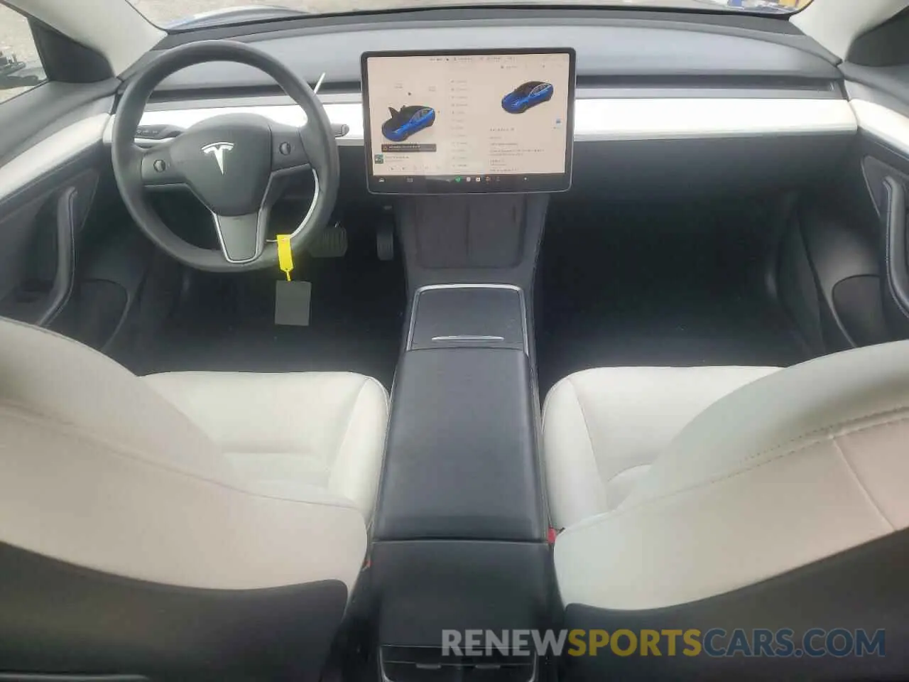 8 fotografías del automóvil dañado 5YJ3E1EA4NF248458 TESLA MODEL 3 2022