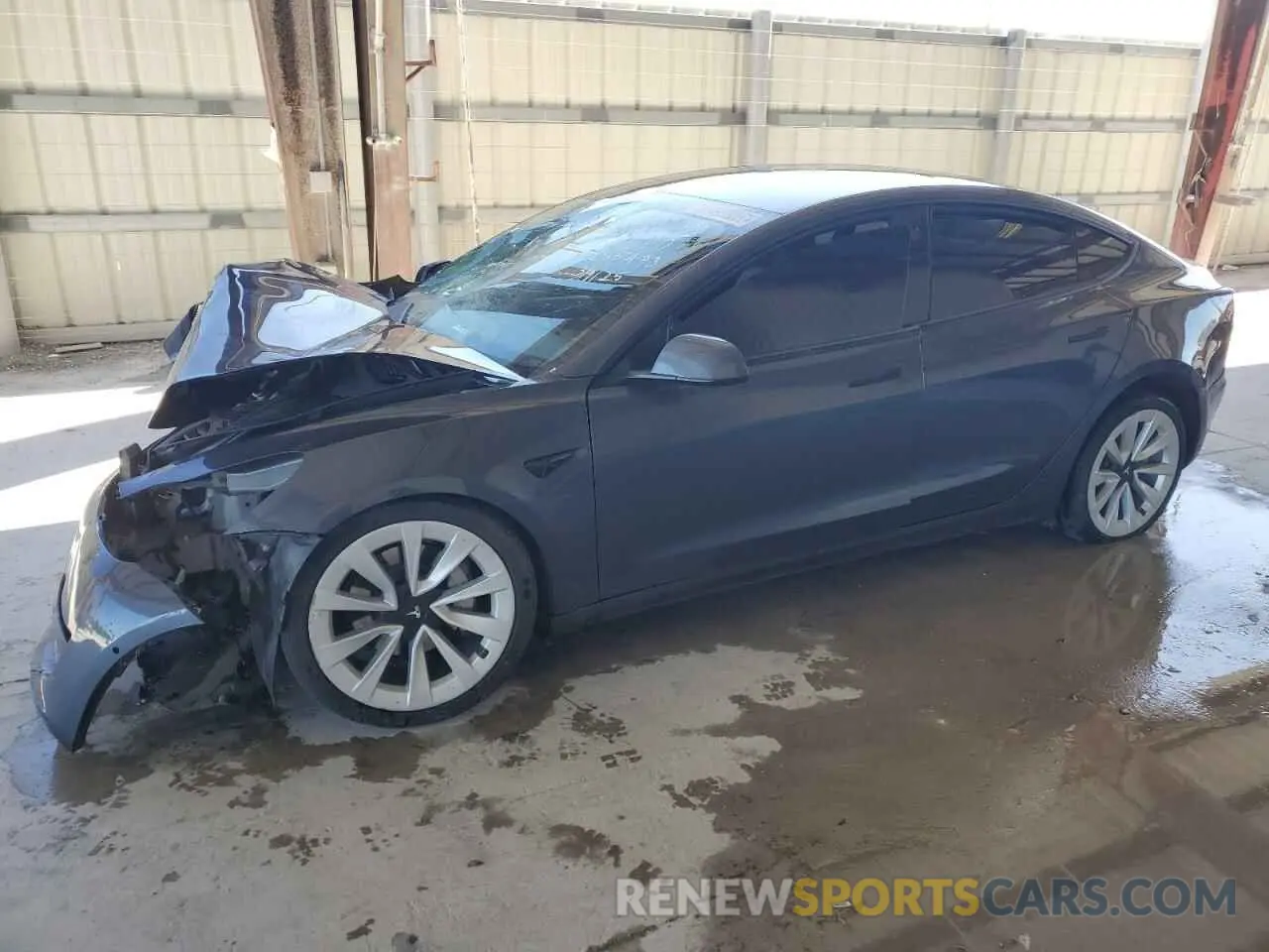 1 fotografías del automóvil dañado 5YJ3E1EA4NF285493 TESLA MODEL 3 2022