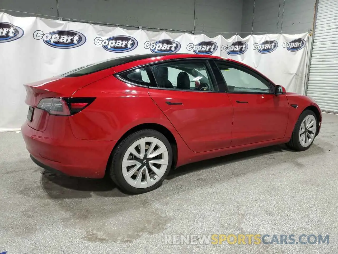 3 fotografías del automóvil dañado 5YJ3E1EA4NF287440 TESLA MODEL 3 2022