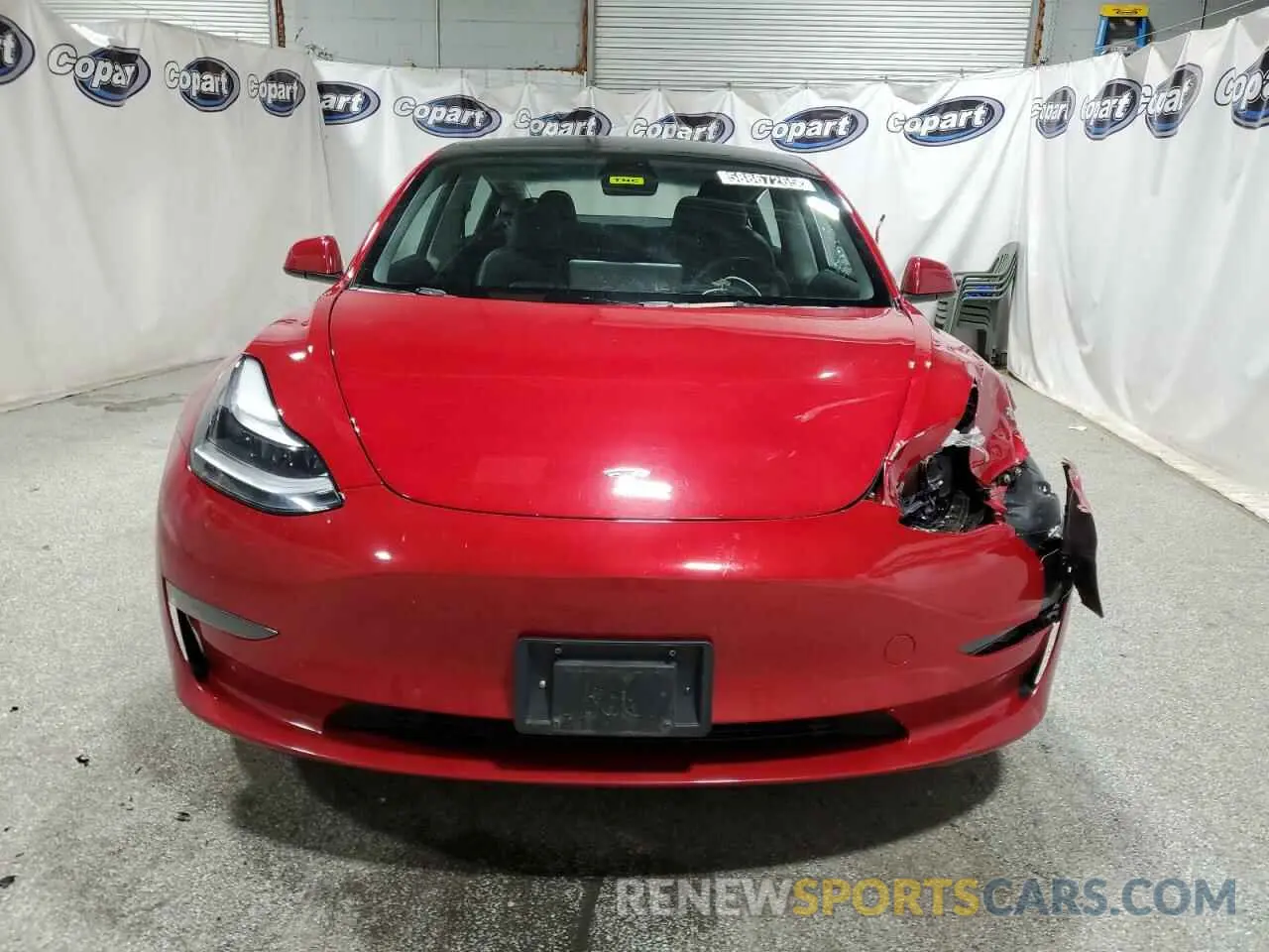 5 fotografías del automóvil dañado 5YJ3E1EA4NF287440 TESLA MODEL 3 2022