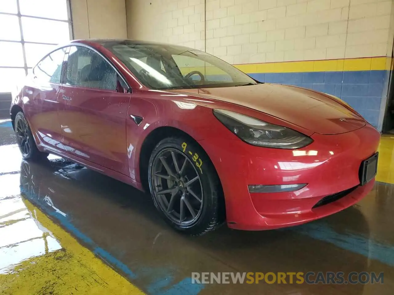 4 fotografías del automóvil dañado 5YJ3E1EA4NF288457 TESLA MODEL 3 2022