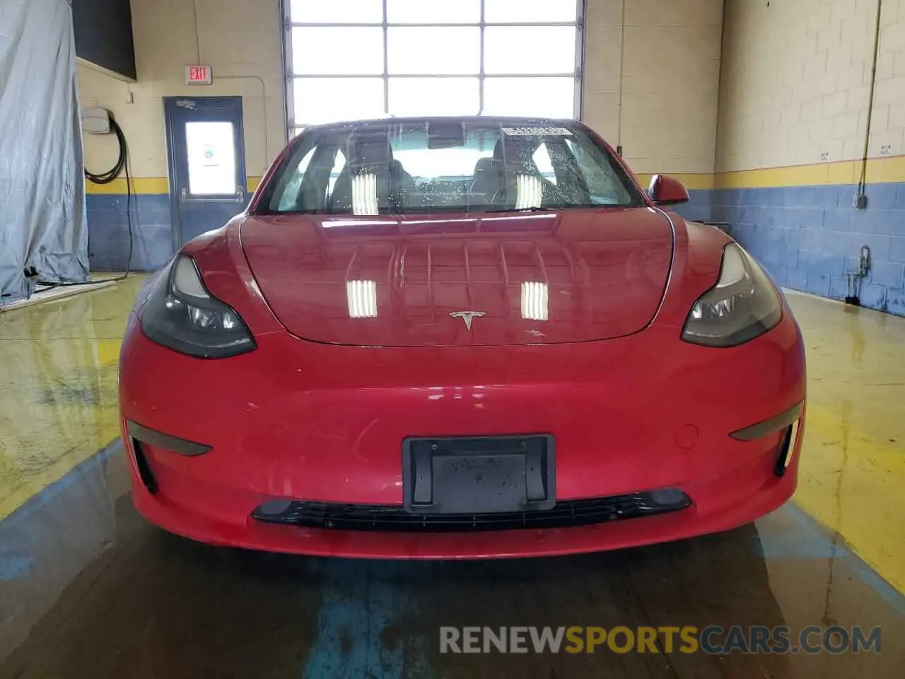 5 fotografías del automóvil dañado 5YJ3E1EA4NF288457 TESLA MODEL 3 2022