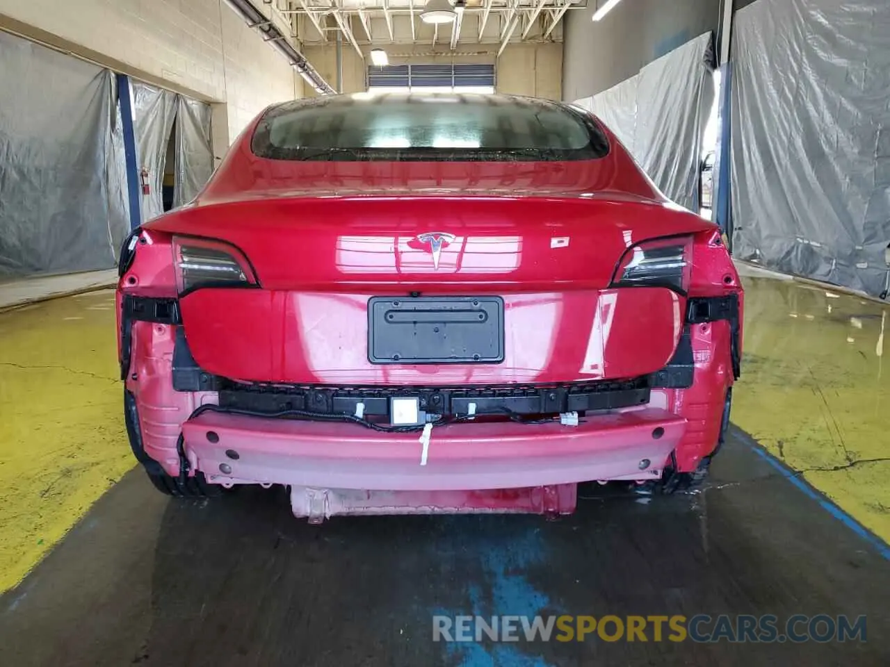6 fotografías del automóvil dañado 5YJ3E1EA4NF288457 TESLA MODEL 3 2022