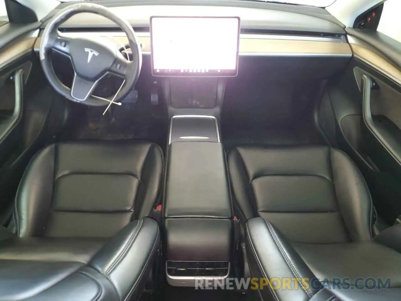 8 fotografías del automóvil dañado 5YJ3E1EA4NF288457 TESLA MODEL 3 2022