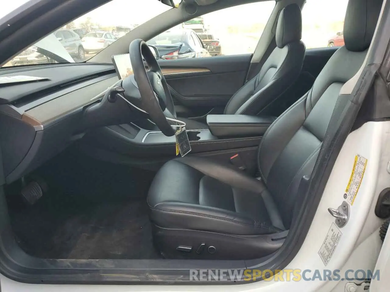 7 fotografías del automóvil dañado 5YJ3E1EA4NF289480 TESLA MODEL 3 2022