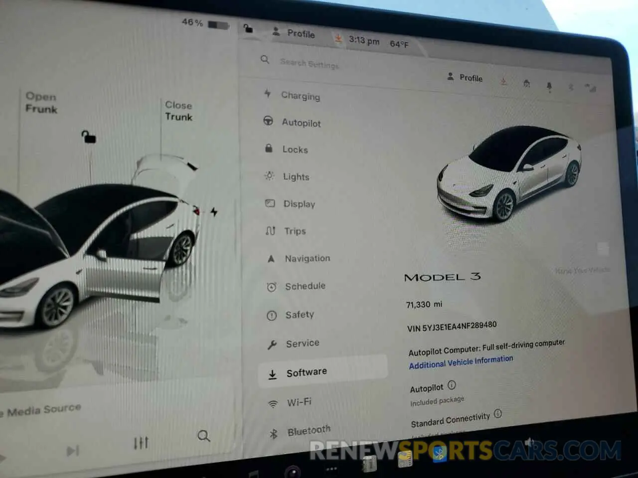 9 fotografías del automóvil dañado 5YJ3E1EA4NF289480 TESLA MODEL 3 2022