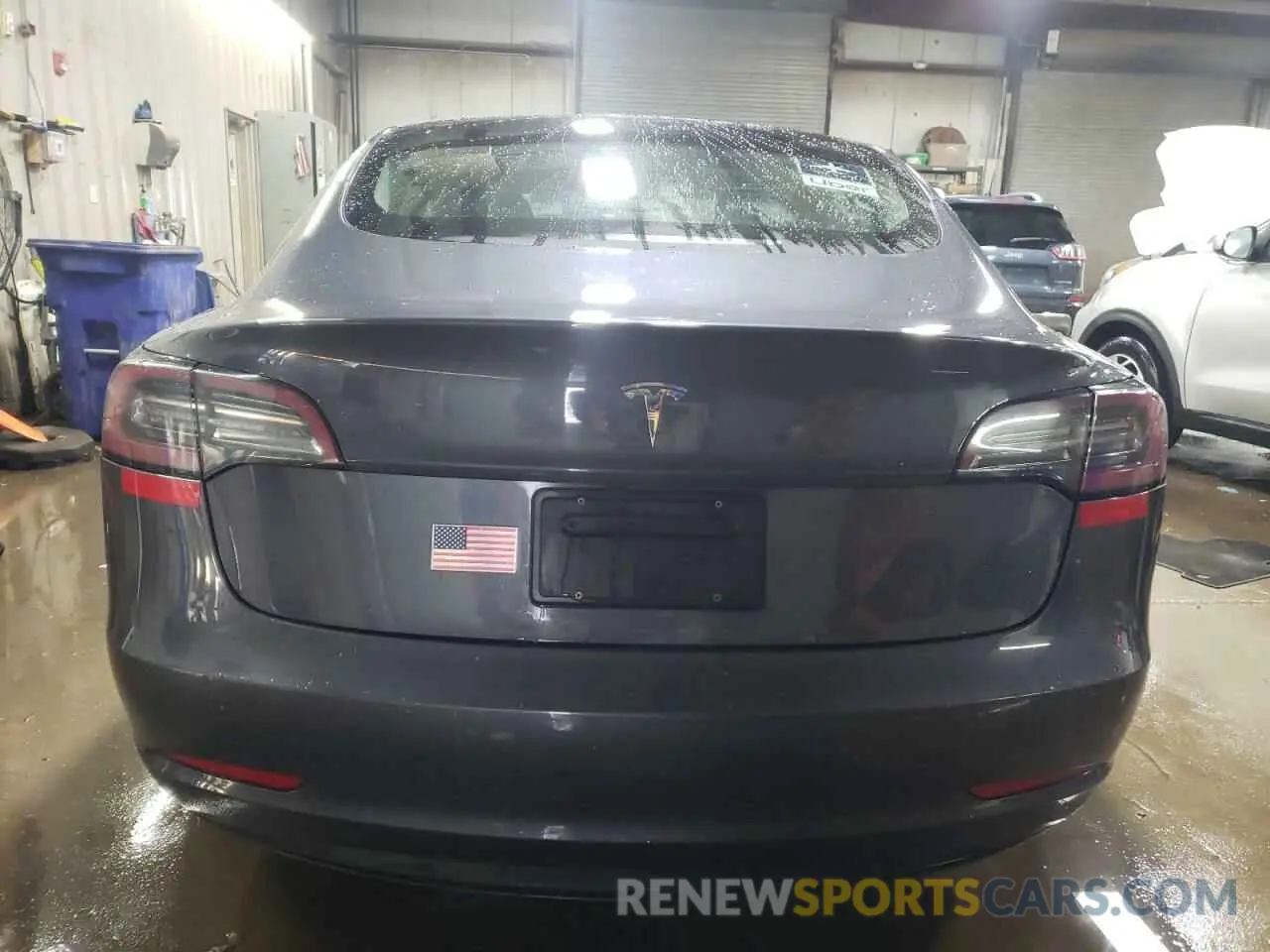 6 fotografías del automóvil dañado 5YJ3E1EA4NF291231 TESLA MODEL 3 2022