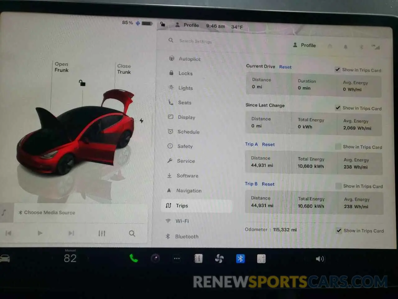 9 fotografías del automóvil dañado 5YJ3E1EA4NF291231 TESLA MODEL 3 2022