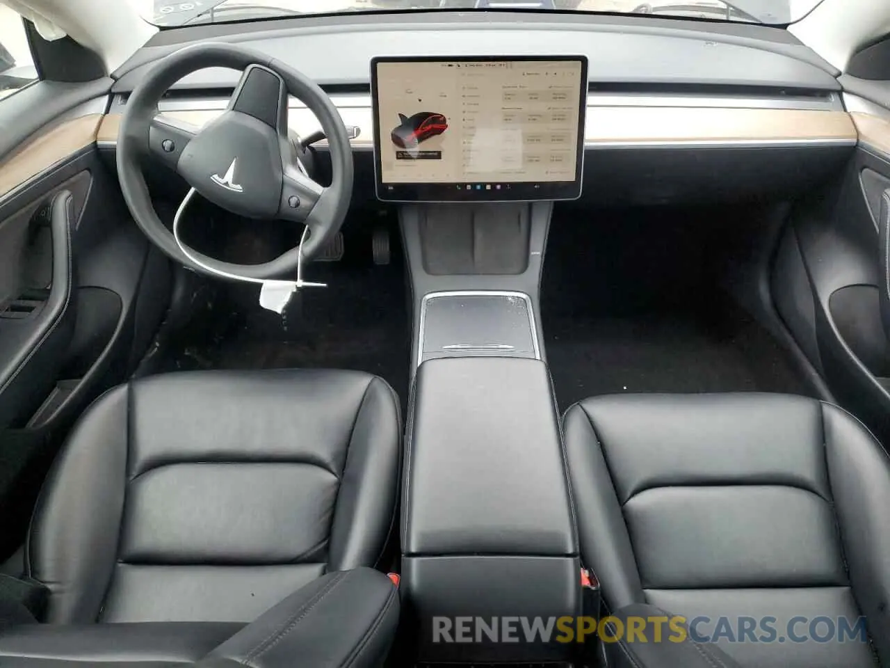 12 fotografías del automóvil dañado 5YJ3E1EA4NF303846 TESLA MODEL 3 2022