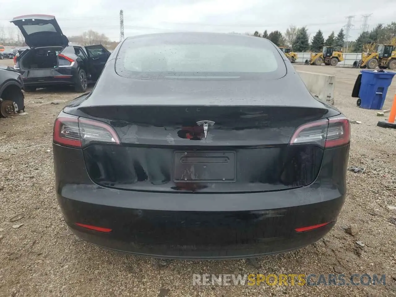 6 fotografías del automóvil dañado 5YJ3E1EA4NF303846 TESLA MODEL 3 2022