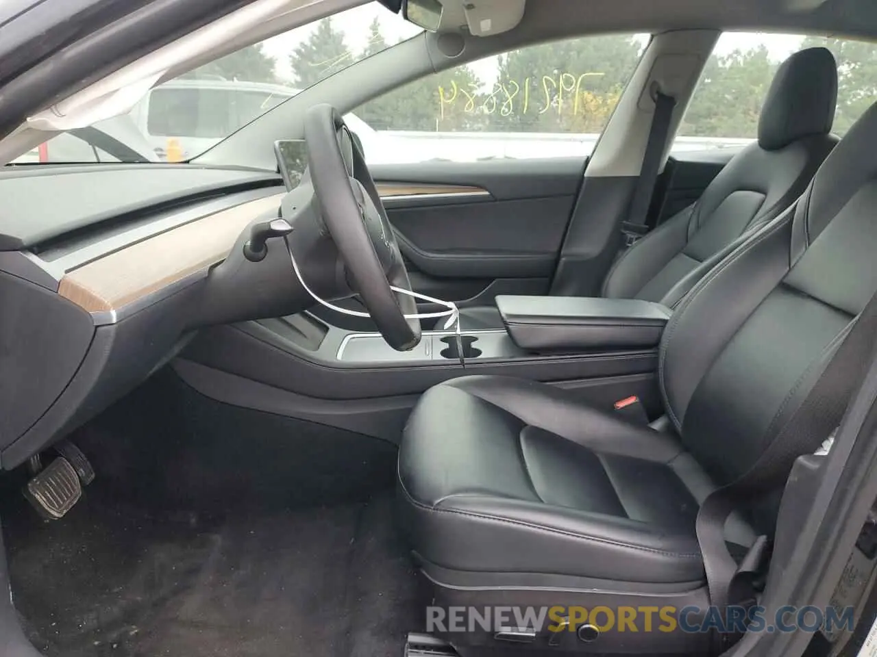 7 fotografías del automóvil dañado 5YJ3E1EA4NF303846 TESLA MODEL 3 2022