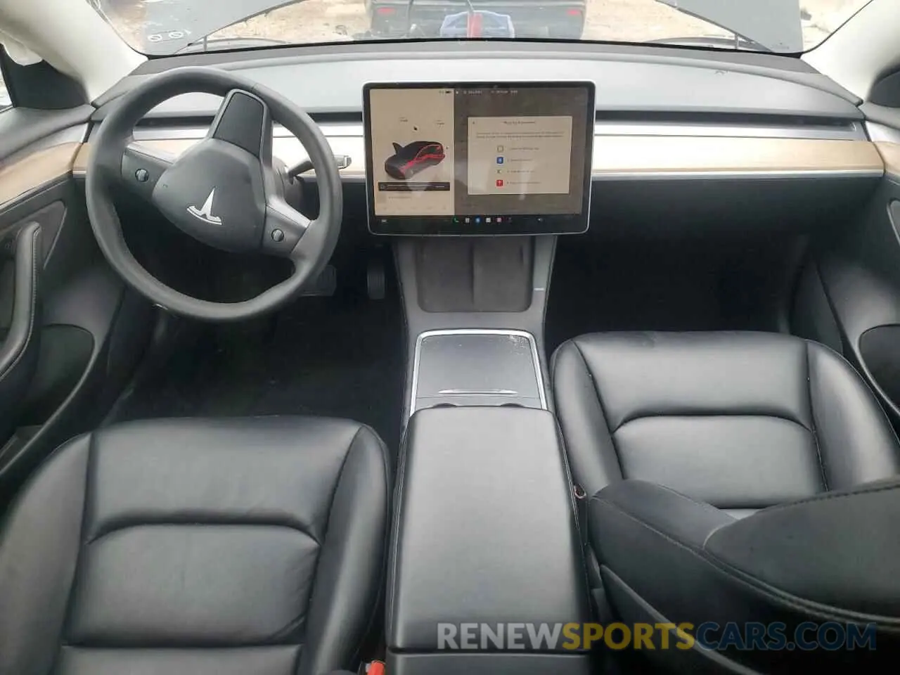 8 fotografías del automóvil dañado 5YJ3E1EA4NF303846 TESLA MODEL 3 2022