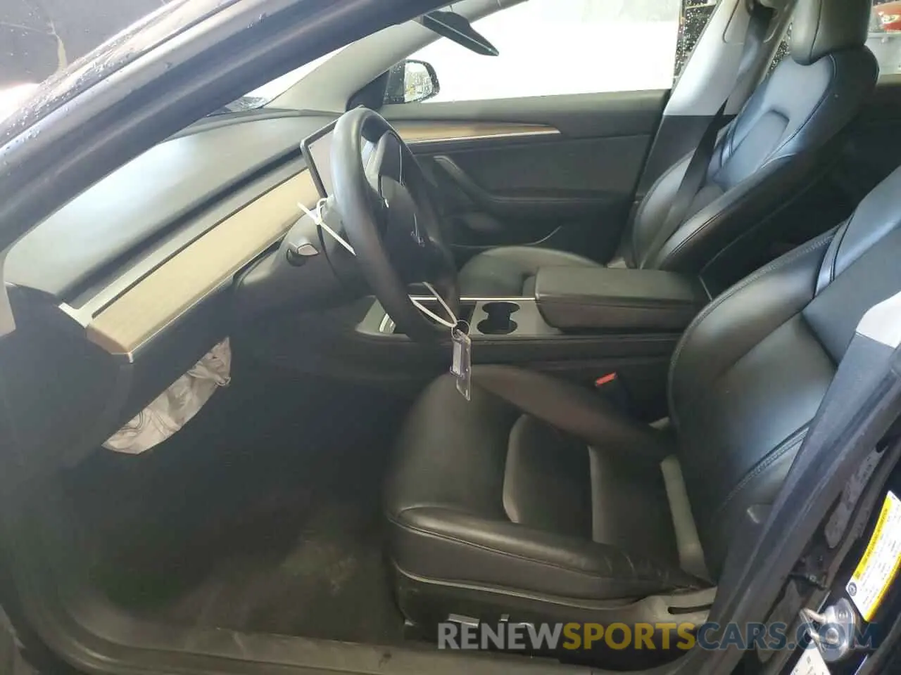7 fotografías del automóvil dañado 5YJ3E1EA4NF304611 TESLA MODEL 3 2022