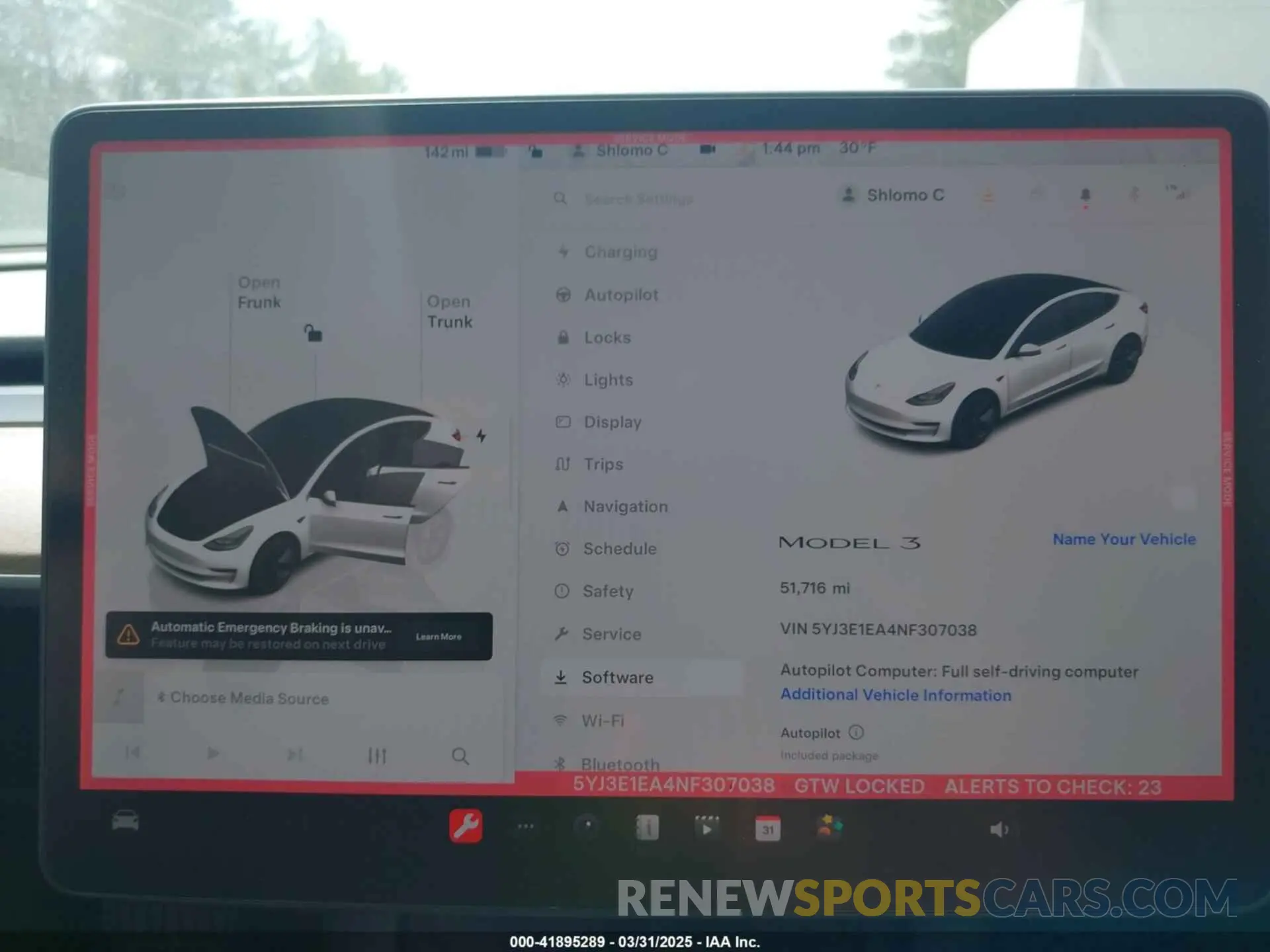 18 fotografías del automóvil dañado 5YJ3E1EA4NF307038 TESLA MODEL 3 2022