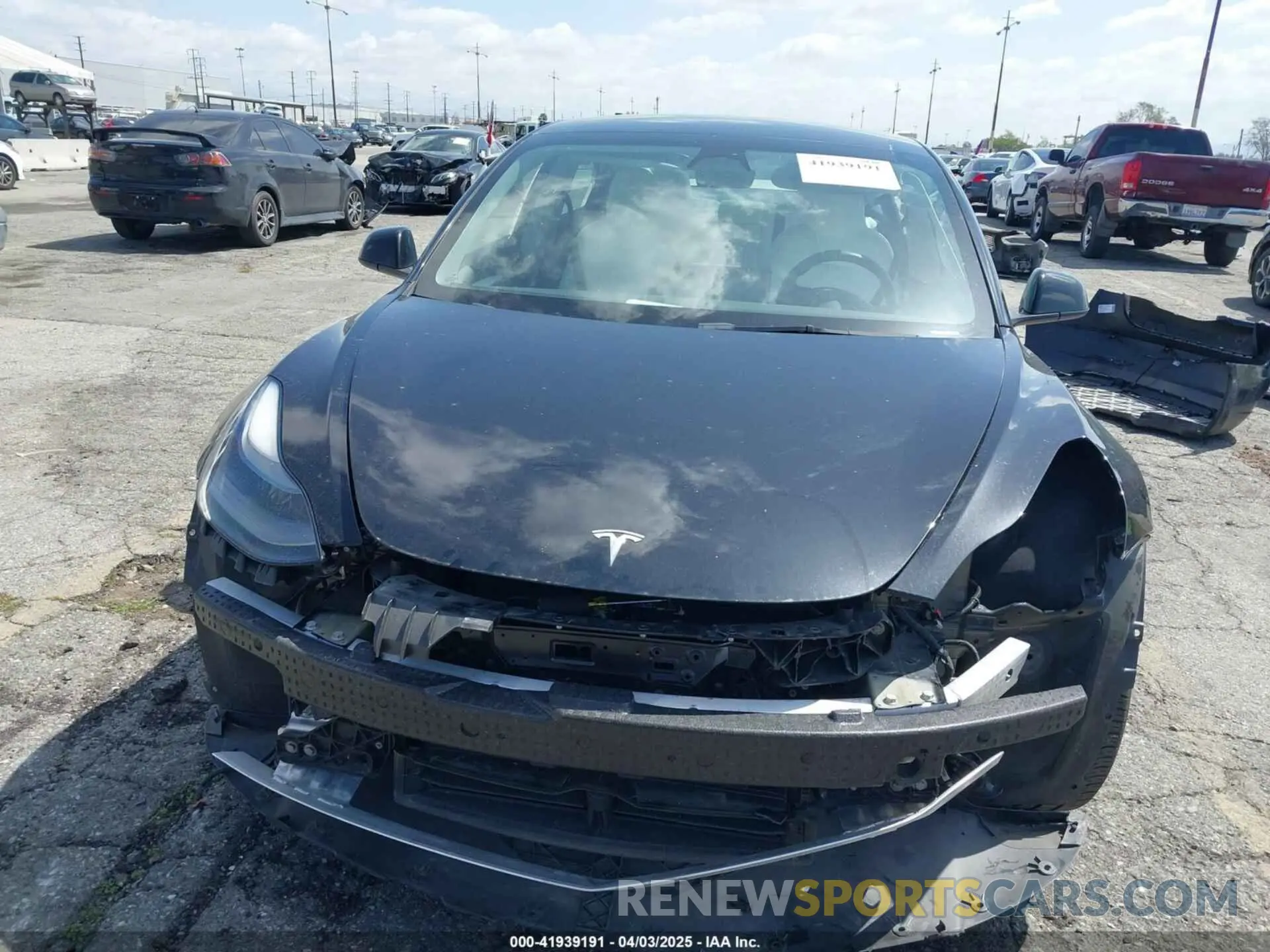 12 fotografías del automóvil dañado 5YJ3E1EA4NF316127 TESLA MODEL 3 2022