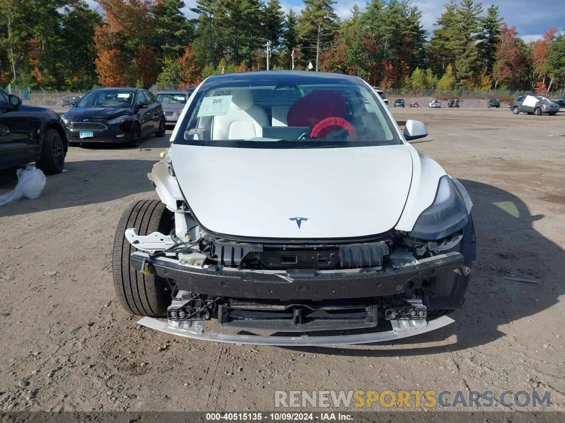 12 fotografías del automóvil dañado 5YJ3E1EA4NF320629 TESLA MODEL 3 2022