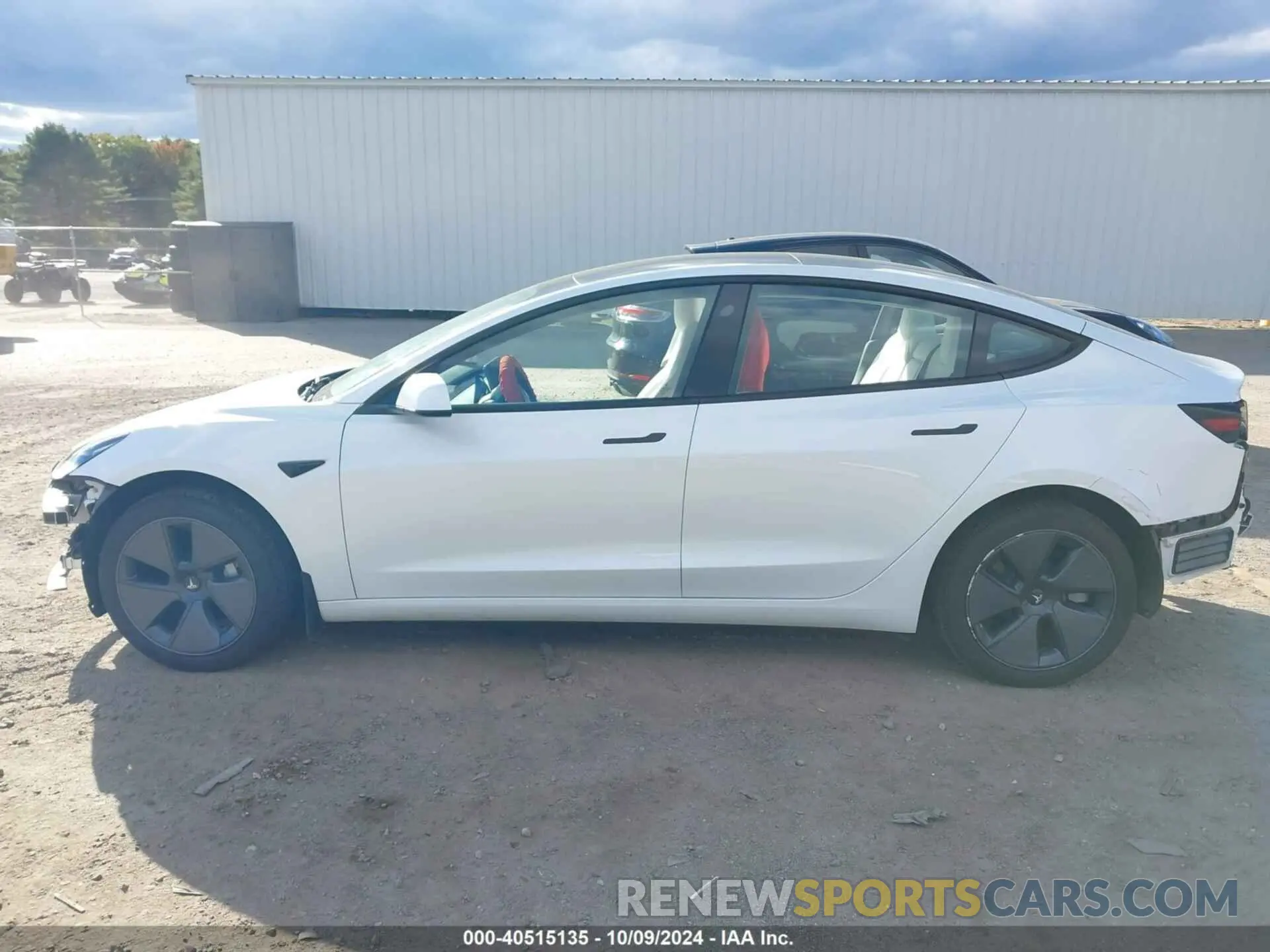 14 fotografías del automóvil dañado 5YJ3E1EA4NF320629 TESLA MODEL 3 2022