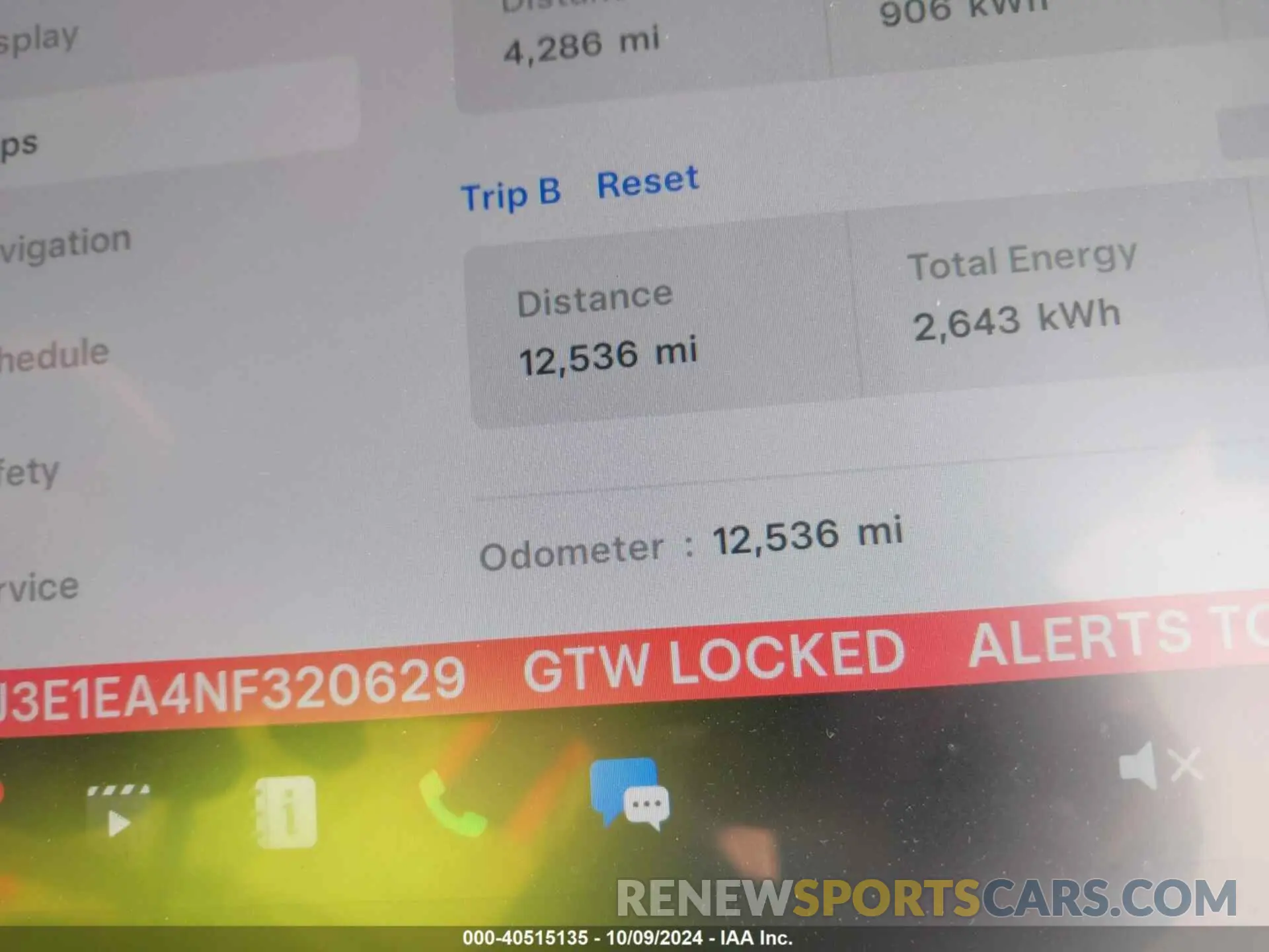 15 fotografías del automóvil dañado 5YJ3E1EA4NF320629 TESLA MODEL 3 2022
