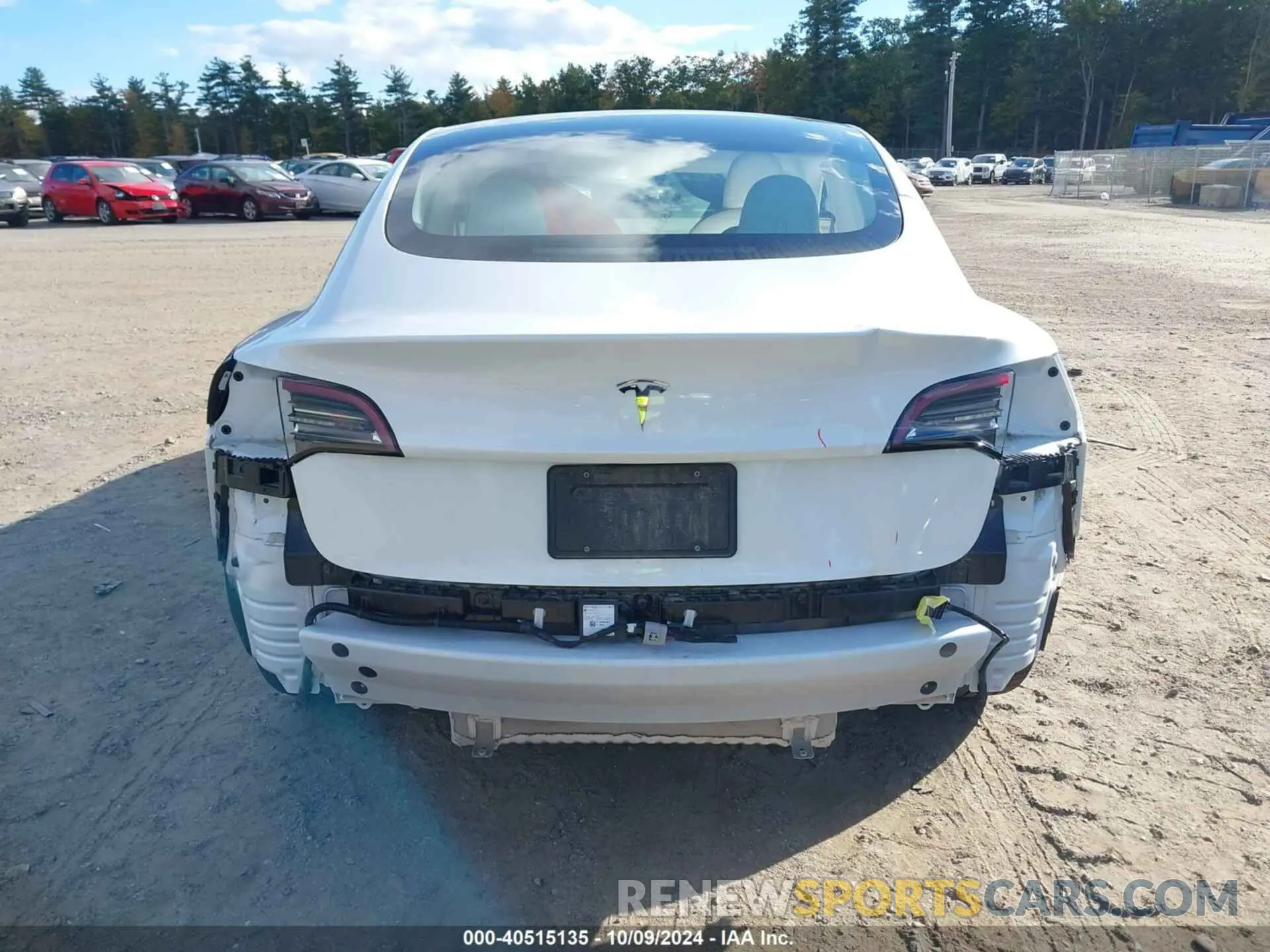 16 fotografías del automóvil dañado 5YJ3E1EA4NF320629 TESLA MODEL 3 2022