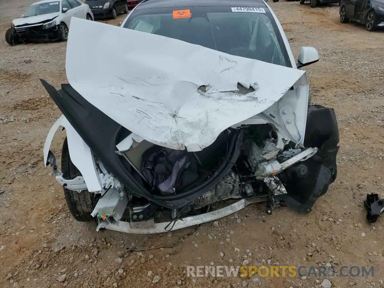 11 fotografías del automóvil dañado 5YJ3E1EA4NF323336 TESLA MODEL 3 2022