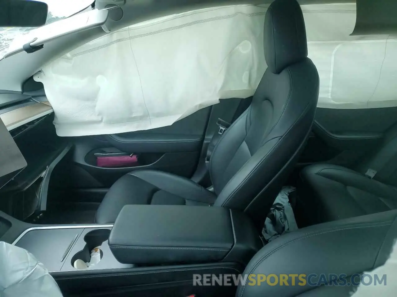 8 fotografías del automóvil dañado 5YJ3E1EA4NF323336 TESLA MODEL 3 2022