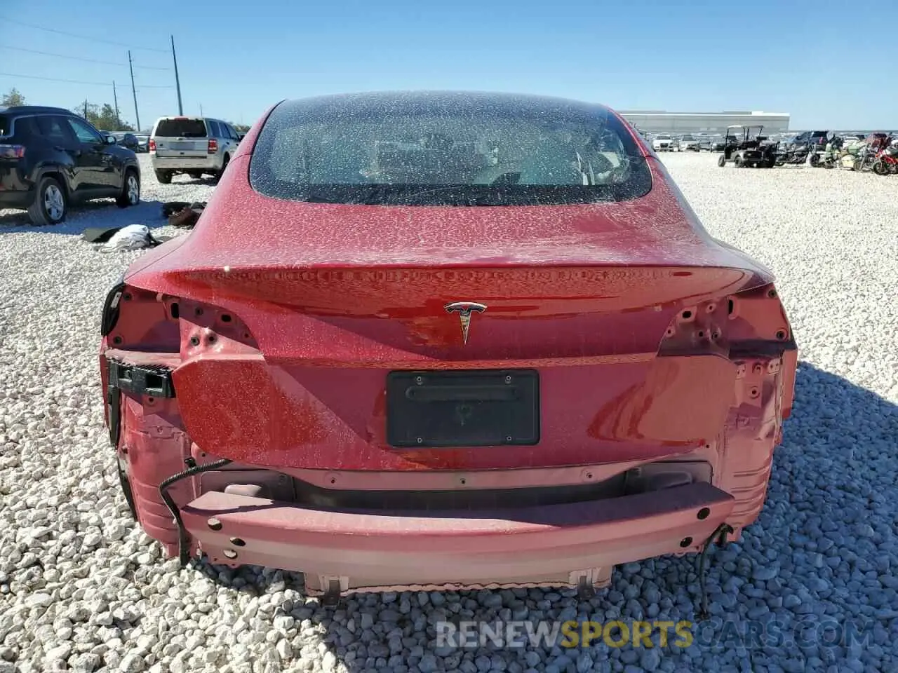 6 fotografías del automóvil dañado 5YJ3E1EA4NF326303 TESLA MODEL 3 2022