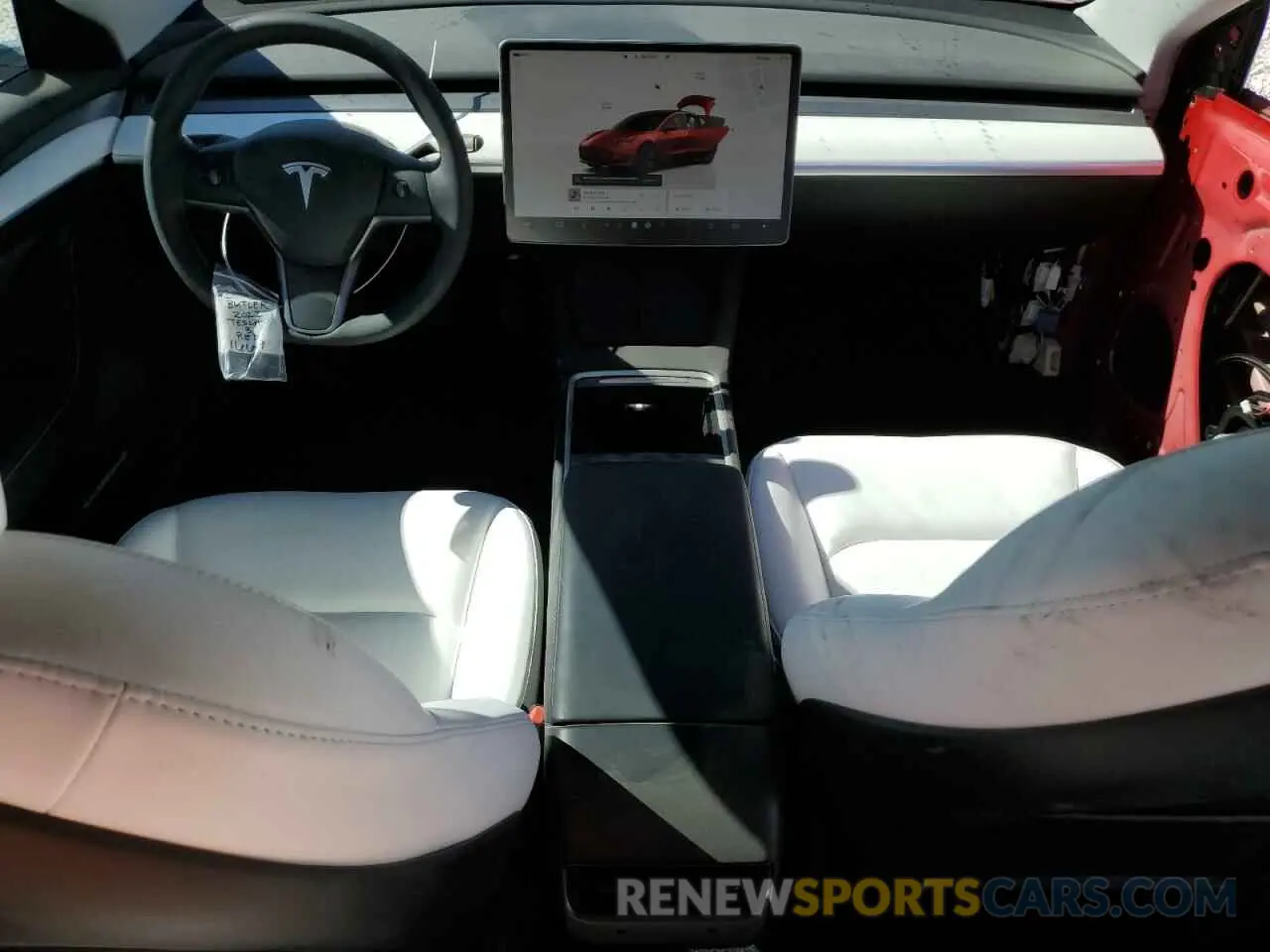 8 fotografías del automóvil dañado 5YJ3E1EA4NF326303 TESLA MODEL 3 2022