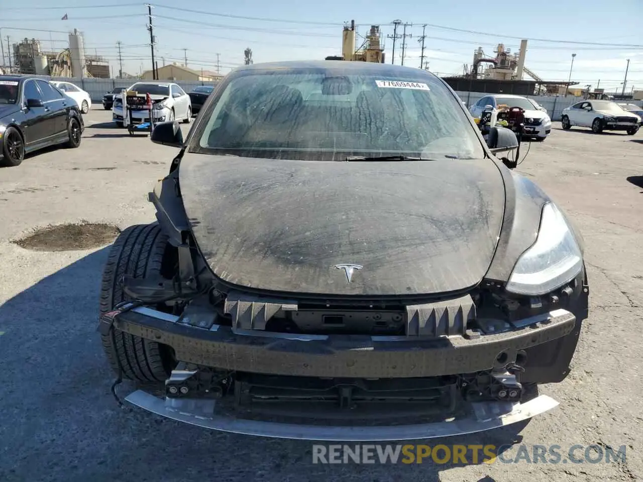 5 fotografías del automóvil dañado 5YJ3E1EA4NF360208 TESLA MODEL 3 2022