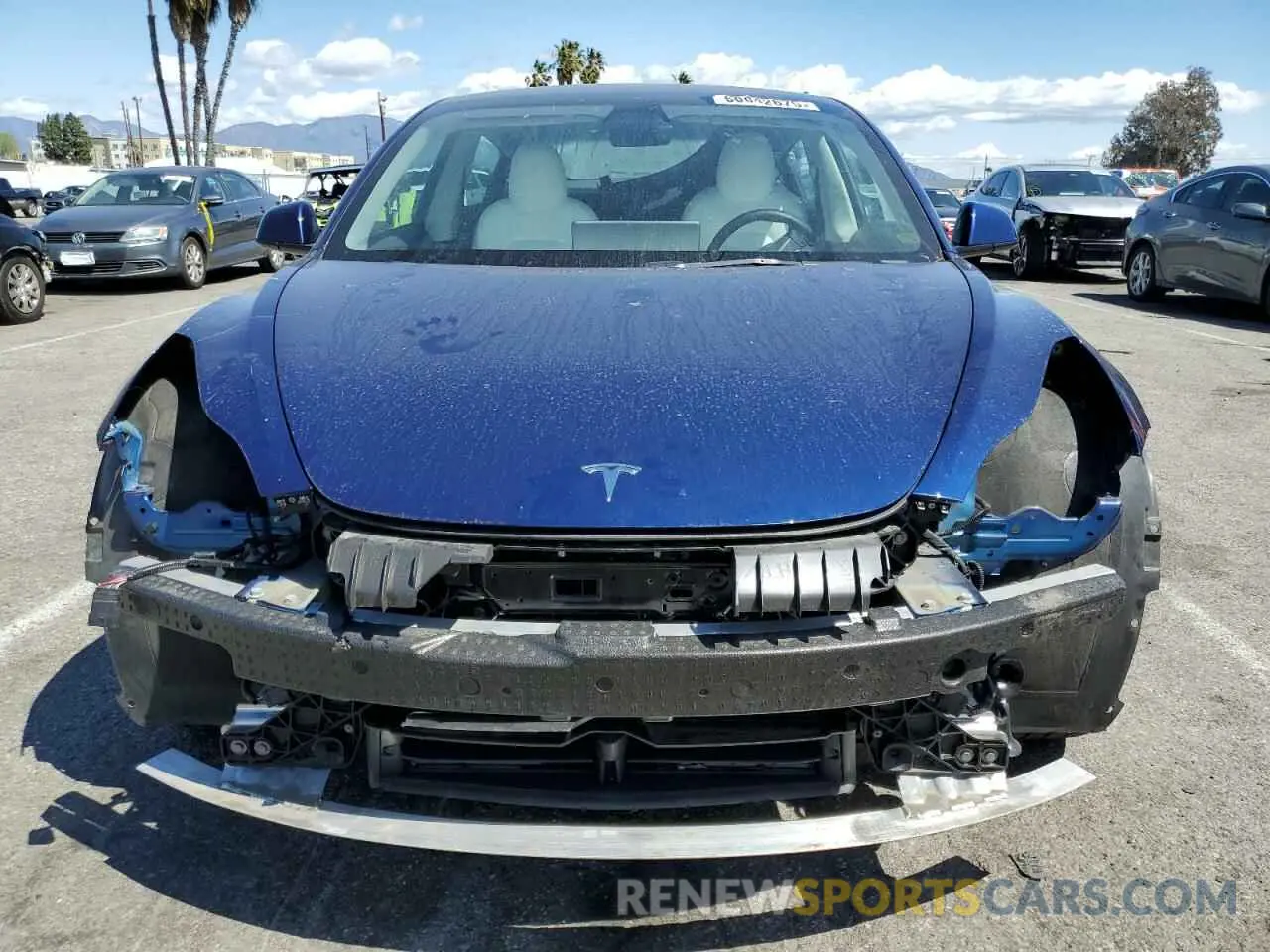 5 fotografías del automóvil dañado 5YJ3E1EA4NF361410 TESLA MODEL 3 2022