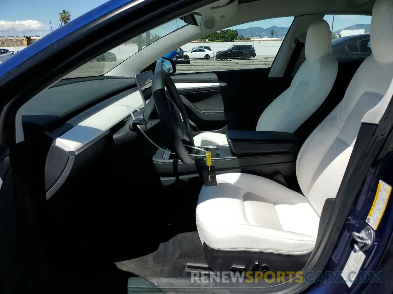 7 fotografías del automóvil dañado 5YJ3E1EA4NF361410 TESLA MODEL 3 2022