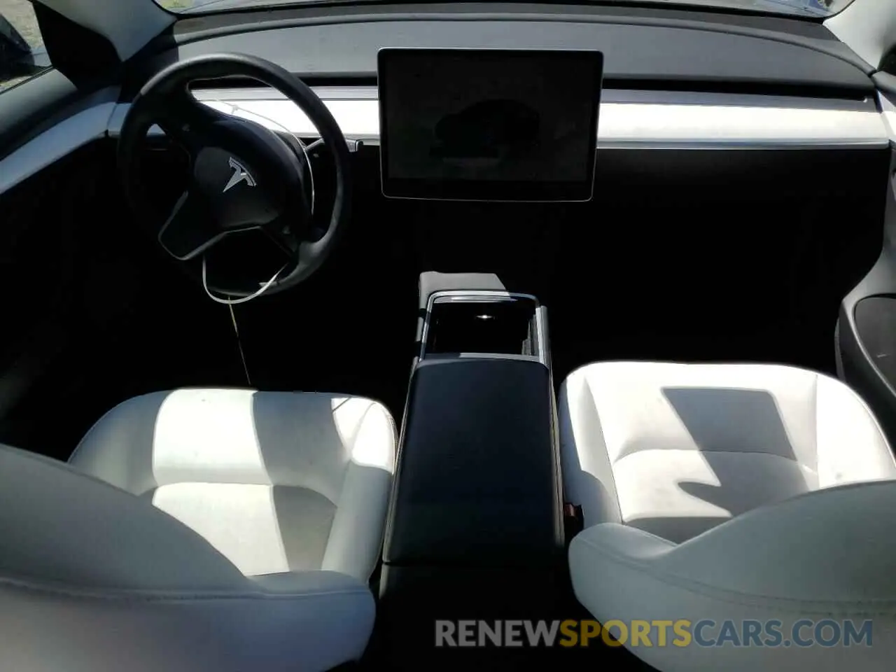 8 fotografías del automóvil dañado 5YJ3E1EA4NF361410 TESLA MODEL 3 2022