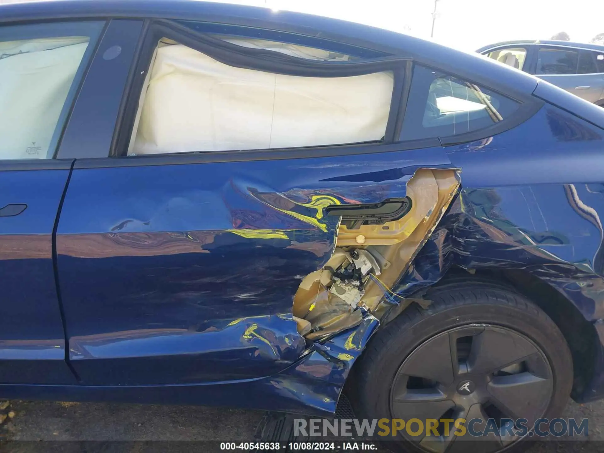 6 fotografías del automóvil dañado 5YJ3E1EA4NF368860 TESLA MODEL 3 2022
