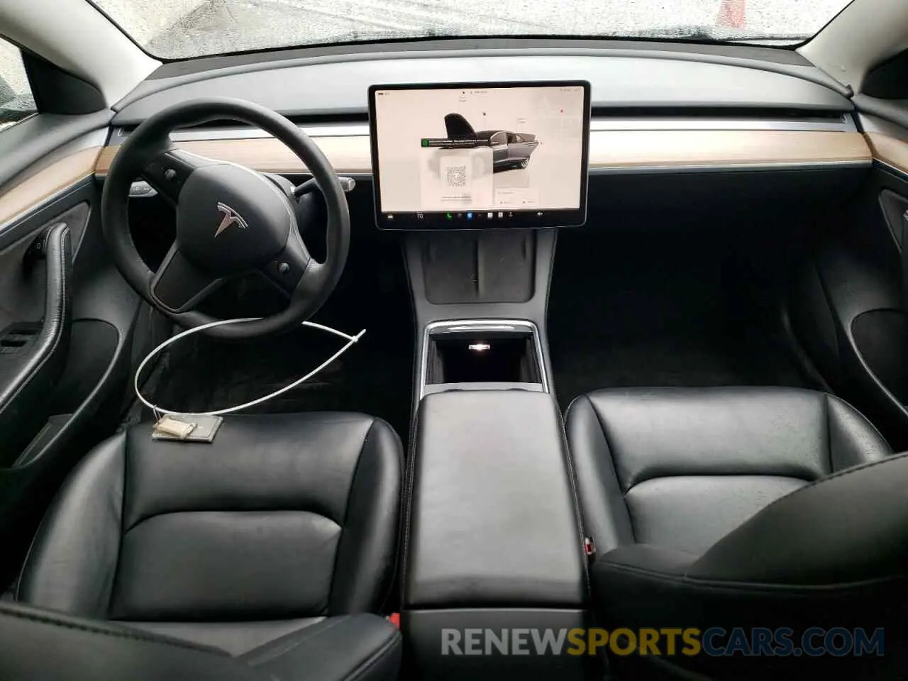 8 fotografías del automóvil dañado 5YJ3E1EA4NF369376 TESLA MODEL 3 2022