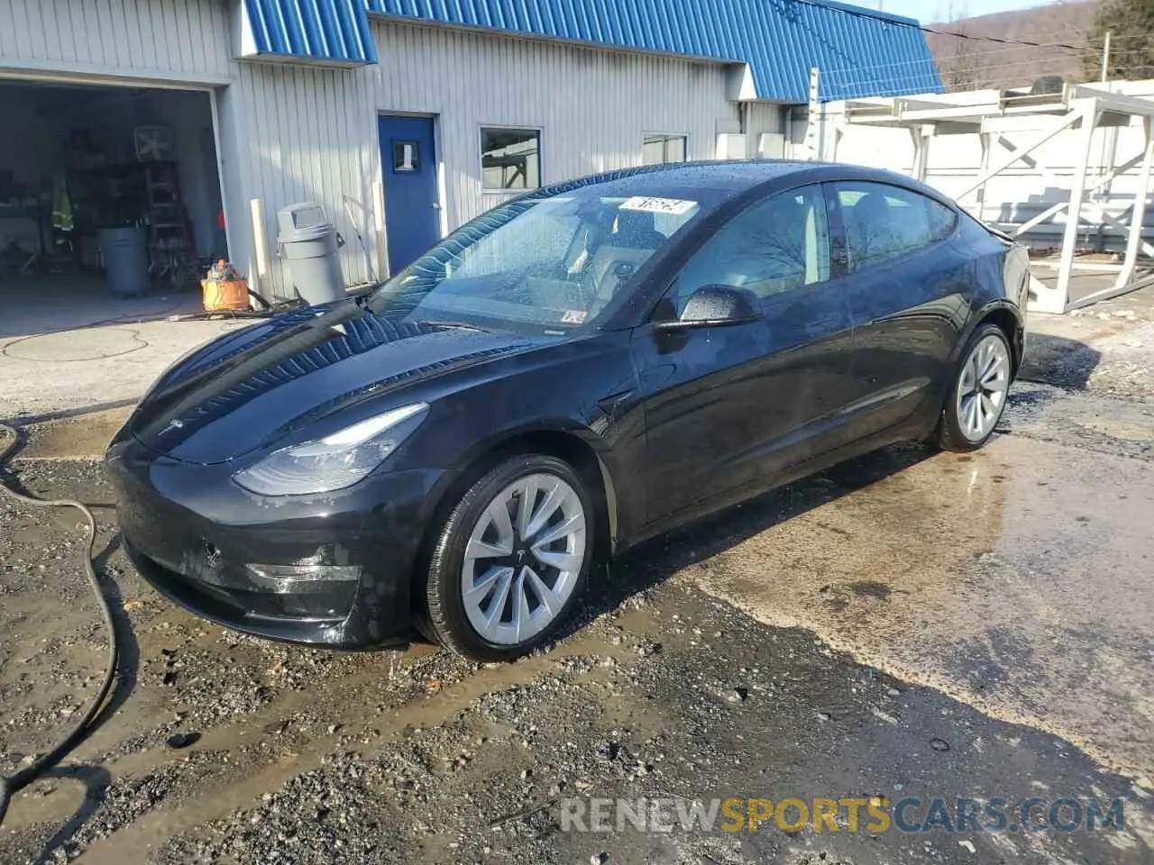 1 fotografías del automóvil dañado 5YJ3E1EA4NF370947 TESLA MODEL 3 2022