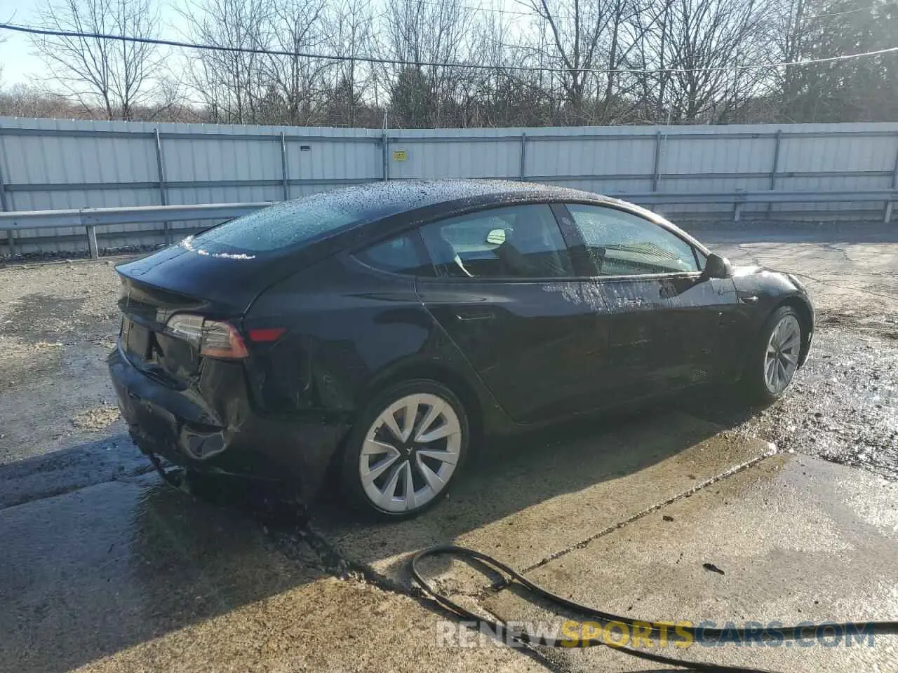 3 fotografías del automóvil dañado 5YJ3E1EA4NF370947 TESLA MODEL 3 2022