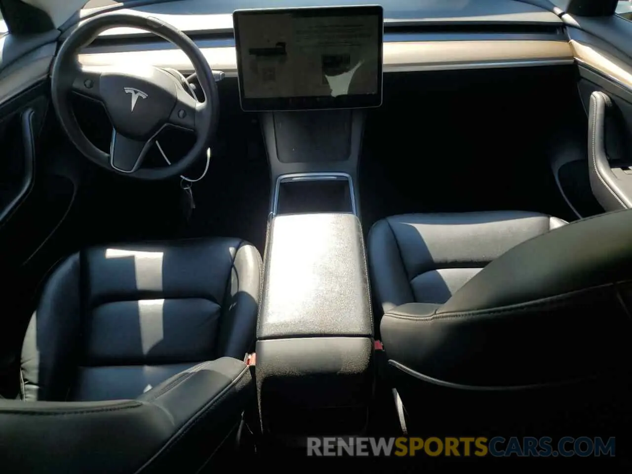 8 fotografías del automóvil dañado 5YJ3E1EA4NF371998 TESLA MODEL 3 2022
