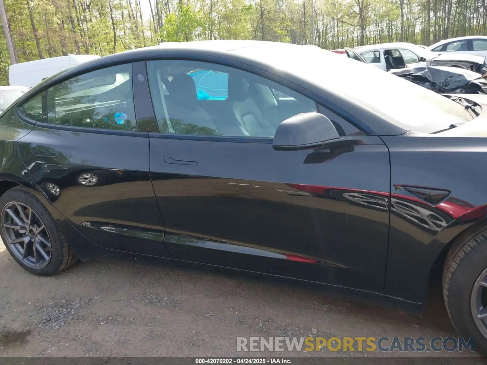 12 fotografías del automóvil dañado 5YJ3E1EA5NF102196 TESLA MODEL 3 2022