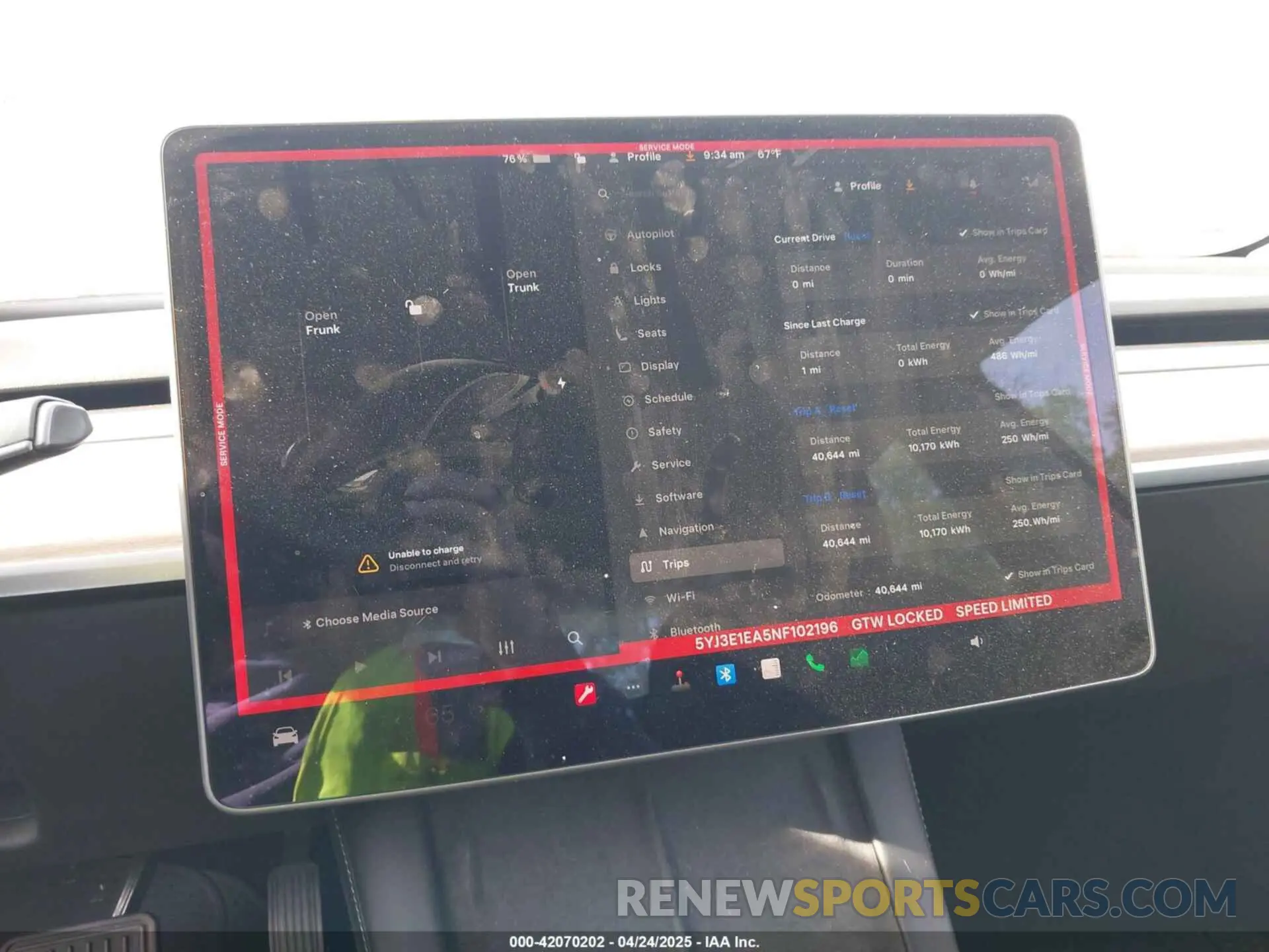 7 fotografías del automóvil dañado 5YJ3E1EA5NF102196 TESLA MODEL 3 2022