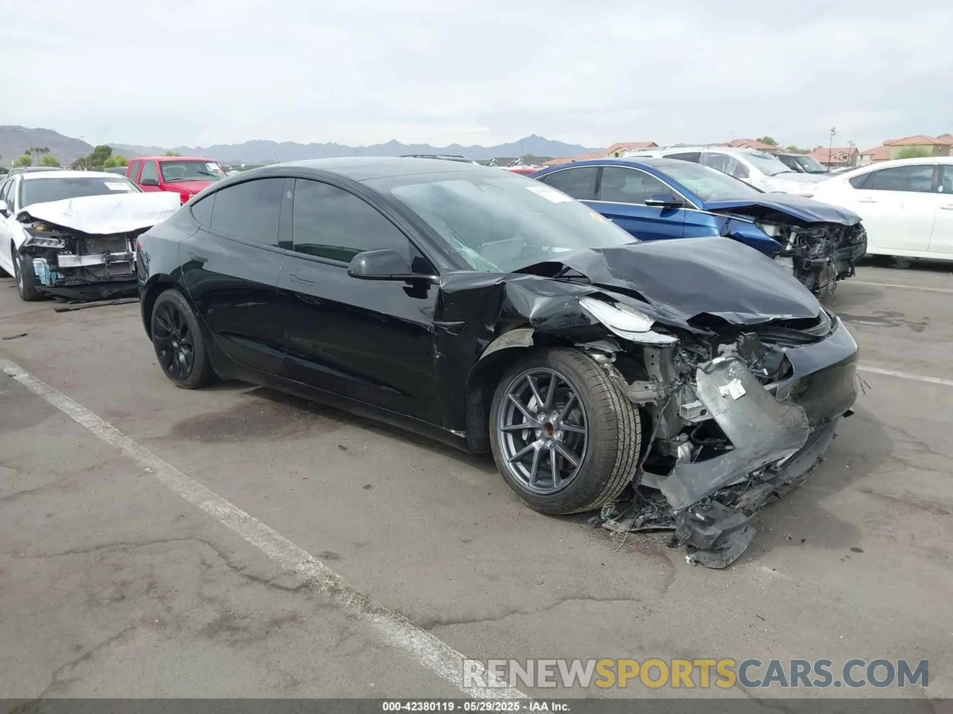 1 fotografías del automóvil dañado 5YJ3E1EA5NF136199 TESLA MODEL 3 2022